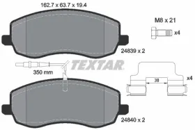 Комплект тормозных колодок, дисковый тормоз-TEXTAR-2483901-6