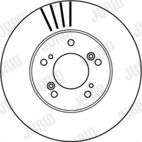 Тормозной диск-JURID-562143JC-1
