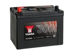 Батарея аккумуляторная Yuasa YBX3000 SMF 12В 70Ач 570A(EN) L+-YUASA-YBX3031