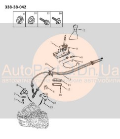 Кулиса КПП Geely CK, CK2 1014014699-GEELY-1014014699-1