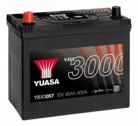 Батарея аккумуляторная Yuasa YBX3000 SMF 12В 45Ач 400A(EN) L+-YUASA-YBX3057-1