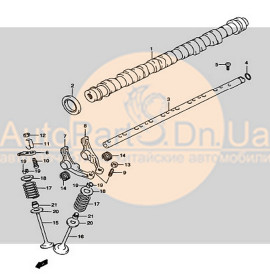 Клапан выпускной Chana Benni YB007-110-CHANA-YB007110-1