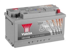 Батарея аккумуляторная Yuasa YBX5000 Silver High Performance SMF 12В 85Ач 800A(EN) R+-YUASA-YBX5110