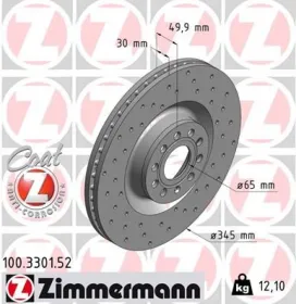 Тормозной диск-ZIMMERMANN-100330152-2