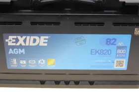 АКБ 6СТ-82 R+ (пт800) (необслуж) (315х175х192) AGM Exide (Start/Stop)-EXIDE-EK820-4