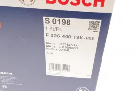 Воздушный фильтр-BOSCH-F026400198-6