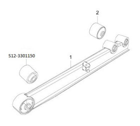 Сайлентблок заднего продольного рычага передний Chery S12, S18 S12-3301150-CHERY-S123301150-1