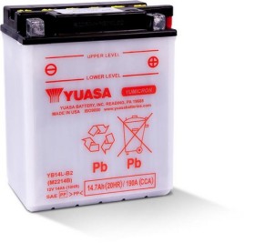 Батарея аккумуляторная Yuasa 12В 14Ач 145A(EN) R+-YUASA-YB14LB2