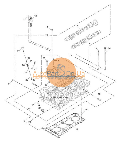 90003589 MG Болт передньої кришки розподільчого валу MG 90003589