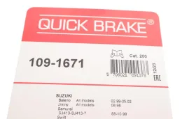 Комплект прижимних планок гальмівного супорту-QUICK BRAKE-1091671-1