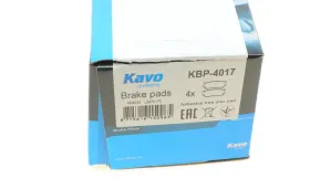 Комплект тормозных колодок, дисковый тормоз-KAVO PARTS-KBP4017-3