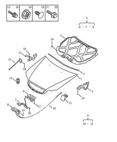 Ручка открытия капота Geely CK, CK2, CK-1F 101801006900601-GEELY-101801006900601-2