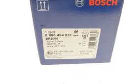 Комплект тормозных колодок-BOSCH-0986494831-2