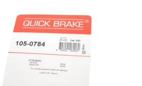 Spryny szczk ham.MITSUBISHI CARISMA 9 9- (203*38) /QB/-QUICK BRAKE-1050784-6