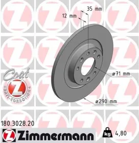 Тормозной диск-ZIMMERMANN-180302820-2