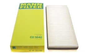 Фильтр, воздух во внутренном пространстве-MANN-FILTER-CU3840-2