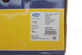 rozrusznik FORD FIESTA/FOCUS 1.4/1.6 1.1kW-MAGNETI MARELLI-063721050010