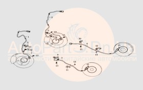 Датчик ABS заднего правого колеса Hafei Saibao, Sigma AA35500004-HAFEI-AA35500004-1