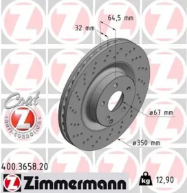 Тормозной диск-ZIMMERMANN-400365820-7