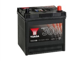 Батарея аккумуляторная Yuasa YBX3000 SMF 12В 50Ач 400A(EN) R+-YUASA-YBX3108