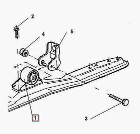 Подушка двигателя передняя (АКПП) Brilliance M1 3004478-BRILLIANCE-3004478-1