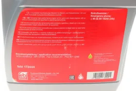 FEBI 4л Масло моторное 5W-30 HC C2 ACEA A5/B5/C2, API CF, API SN, Fiat 9.55535-S1, Honda, PSA B71 2290, SAE 5W-30, Subaru, Toyota-FEBI BILSTEIN-173444-2