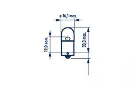 Лампа RY10W NA 12V  min10-NARVA-173173000-1