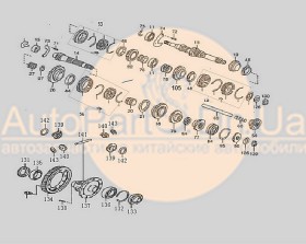 Шестерня 5-й передачи первичного вала Geely BO, HA, HS, UL, CK 3170105102-GEELY-3170105102-1