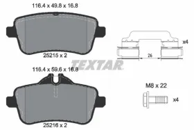 KLOCKI HAMULCOWE TYL-TEXTAR-2521509-5