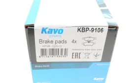 Комплект гальмівних колодок-KAVO PARTS-KBP9106-9