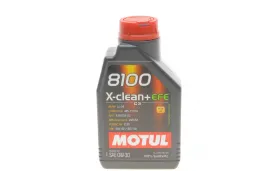 Олія моторна 853911/8100 X-clean+ EFE 0W30 1L/111657-MOTUL-853911