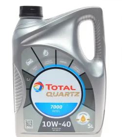 Олива моторна QUARTZ DIESEL 7000 10W-40 5л-TOTAL-216681-1