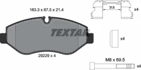 Комплект тормозных колодок, дисковый тормоз-TEXTAR-2922901-3