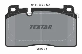 Колодки тормозные дисковые, к-кт.-TEXTAR-2564305-1