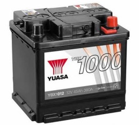 Батарея аккумуляторная Yuasa YBX1000 CaCa 12В 45Ач 380A(EN) R+-YUASA-YBX1012-1