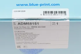 Комплект пылника, приводной вал-BLUE PRINT-ADM58151-4