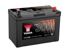 Батарея аккумуляторная Yuasa YBX3000 SMF 12В 90Ач 700A(EN) R+-YUASA-YBX3335