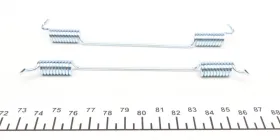 Комплект пружинок колодок стояночного гальма-QUICK BRAKE-1050021-4