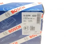 Повітряний фільтр 0356 BMW 1/3/4/ 2.0-3.0 11>>-BOSCH-F026400356