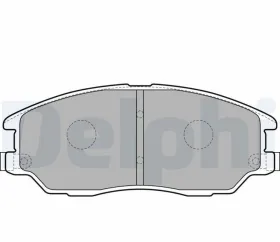 Комплект тормозных колодок, дисковый тормоз-DELPHI-LP1857-1